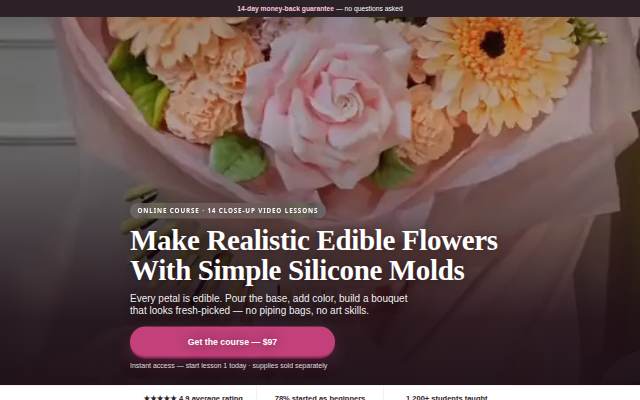 Edible Flowers Made Easy storefront