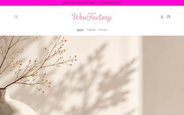 WowFactoryShop storefront
