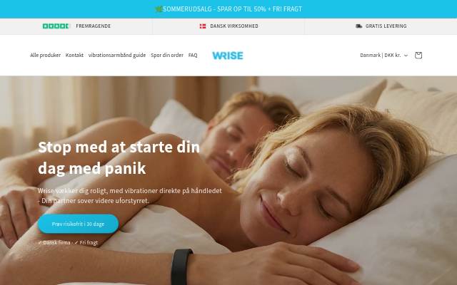 Wrise.dk storefront
