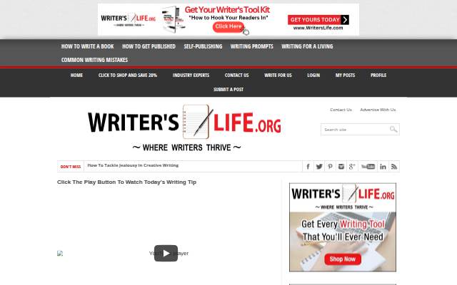 Montra da Writer's Life.org