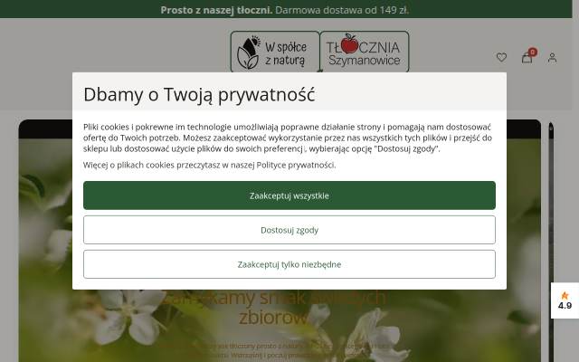 W spółce z naturą storefront
