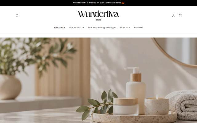 Startseite von Wunderliva