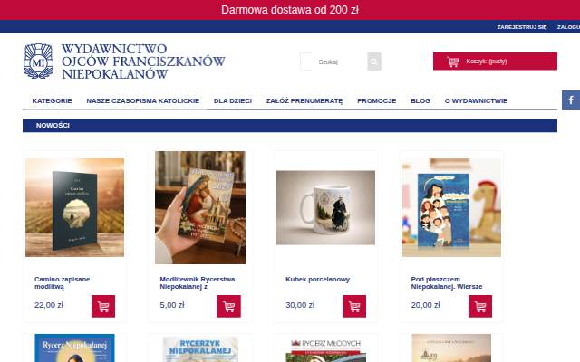 WOF Niepokalanów storefront
