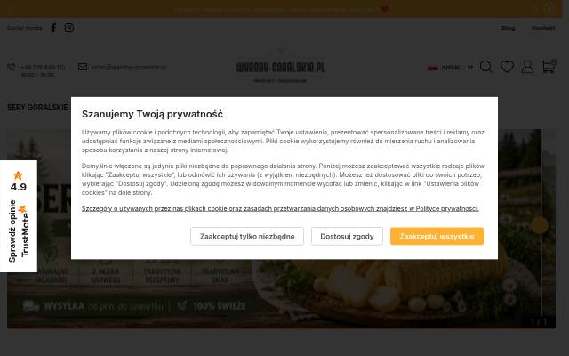 Wyroby-Goralskie.pl storefront
