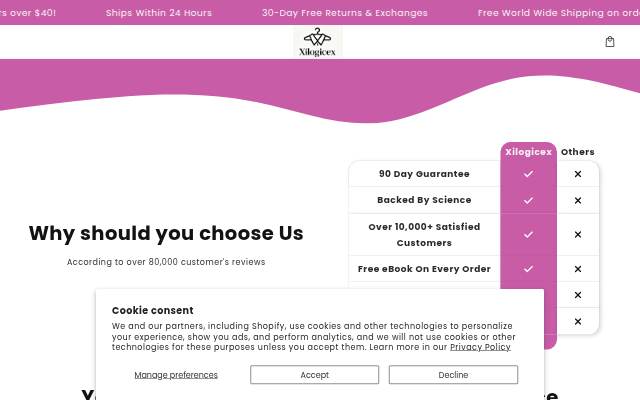 Xilogicex storefront