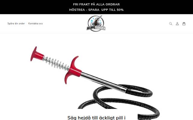 Avloppsräddaren storefront