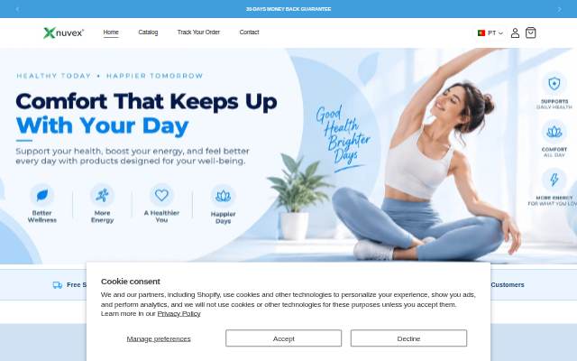 XNuvex storefront