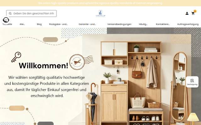 Willkommen in meinem Shop storefront
