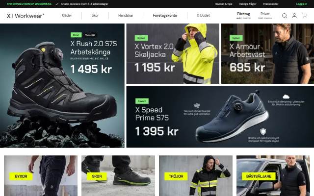 Arbetskläder online utan dyra mellanhänder storefront