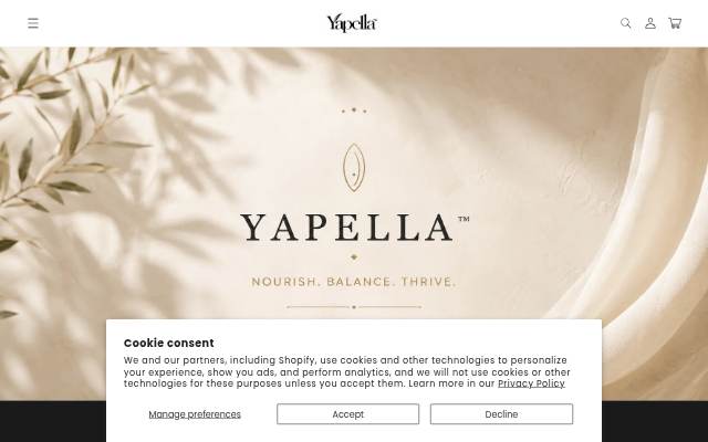 Startseite von Yapella