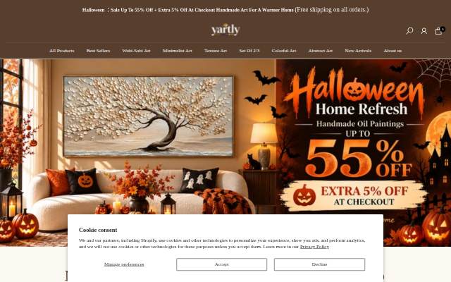 Yartly storefront