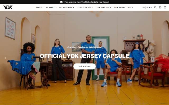 Vitrine de YDK Clothing