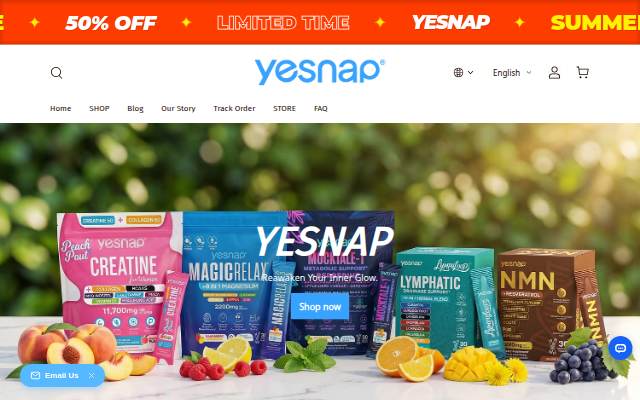 Montra da YESNAP SHOP