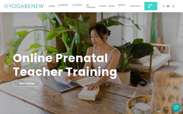 YogaRenew storefront