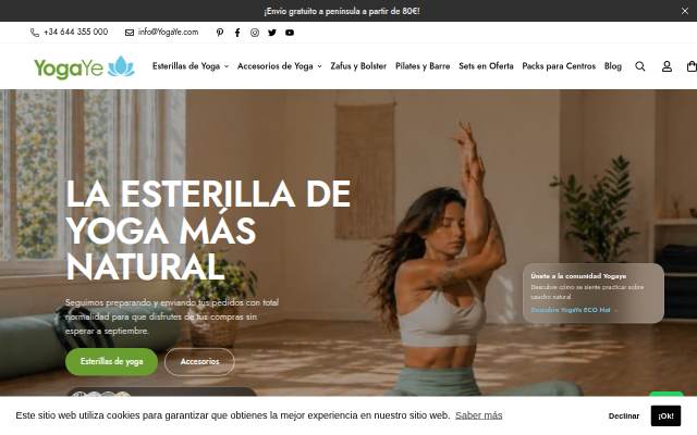 YogaYe.com storefront