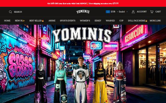 Yominis storefront