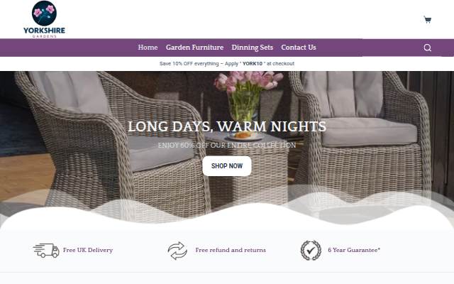 Yorkshire Gardens Ltd storefront