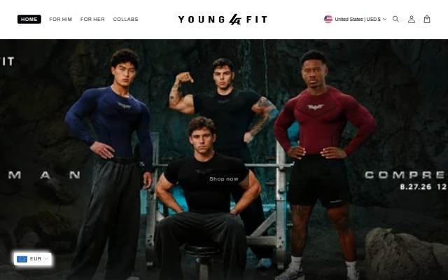 YOUNGLAFIT storefront