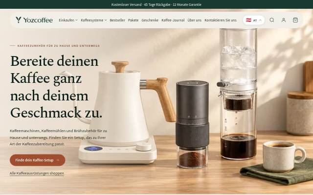 Yozcoffee storefront