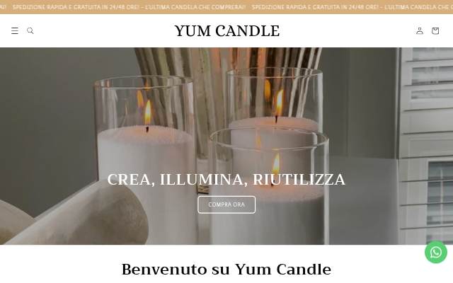 Yum Candle storefront