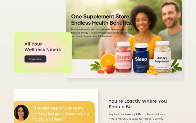 yummypills.com storefront
