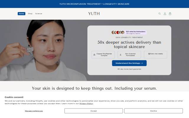 YUTH storefront