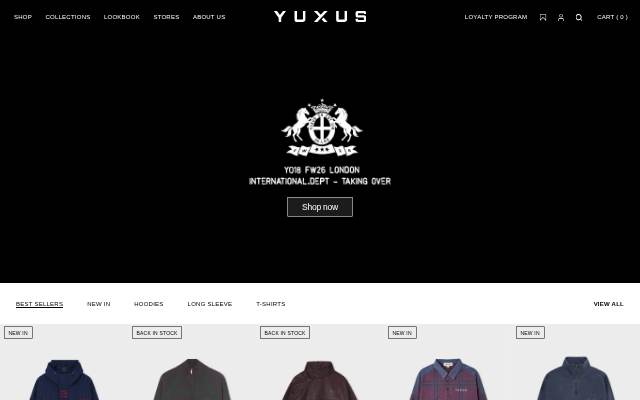Startseite von YUXUS