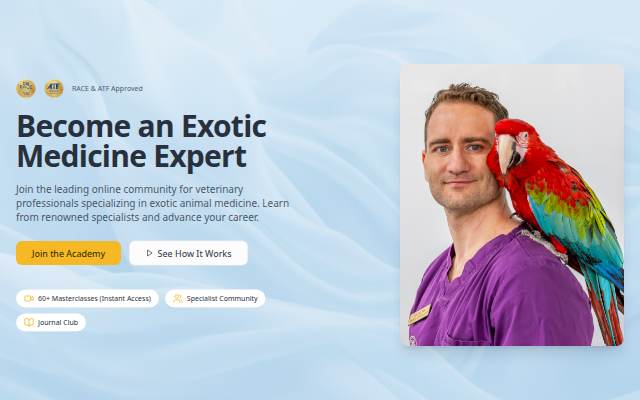 Escaparate de Exotic Vet Academy