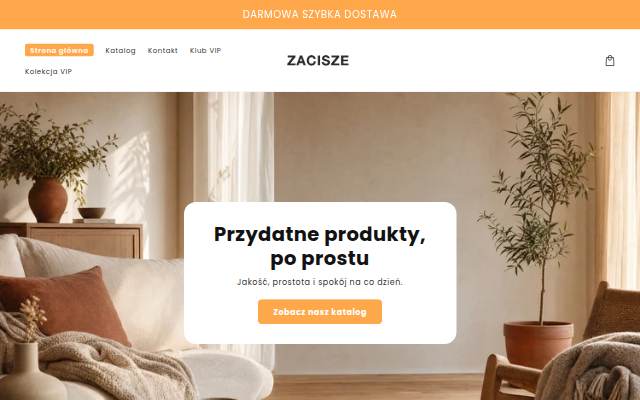 ZACISZE PL storefront