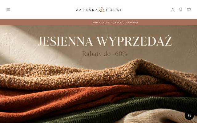 ZALESKA &amp; CÓRKI storefront
