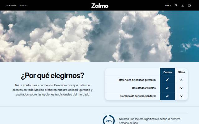 Startseite von Zalmo solutions