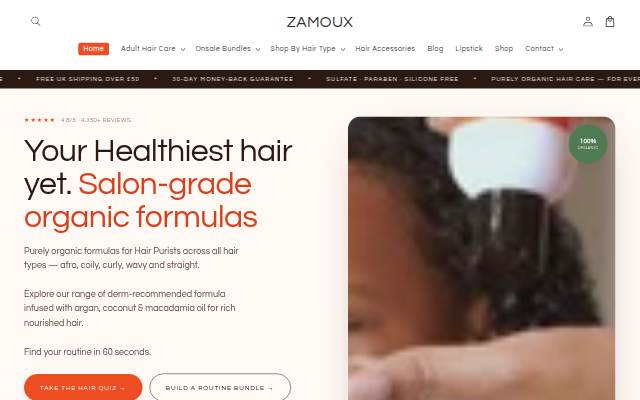 ZAMOUX storefront