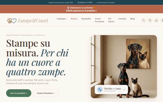Zampe&amp;Cuori storefront