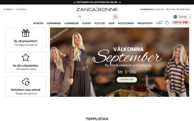 Montra da ZancaSonne SE