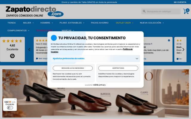 ZapatoDirecto storefront