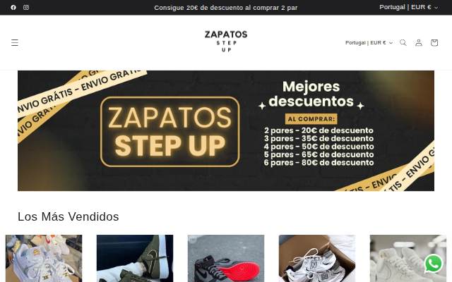 Montra da Zapatos Step Up