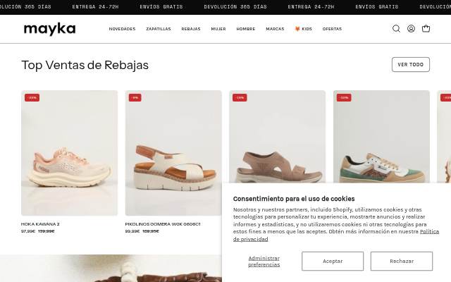 Mayka storefront
