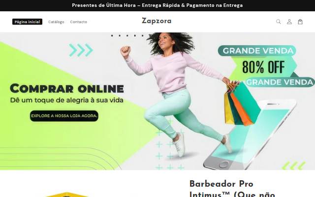 Zapzora storefront