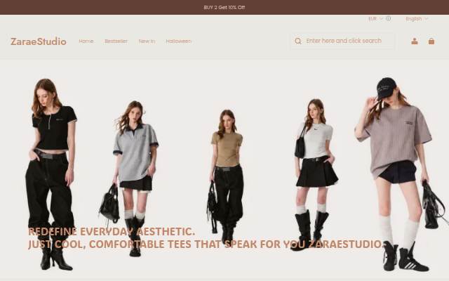 ZaraeStudio storefront