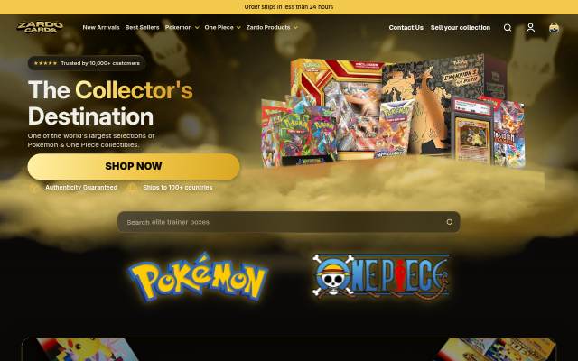 ZardoCards storefront