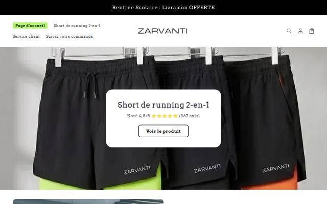 ZARVANTI storefront