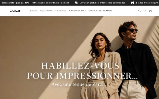 ZARZII storefront