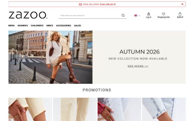 ZAZOO storefront