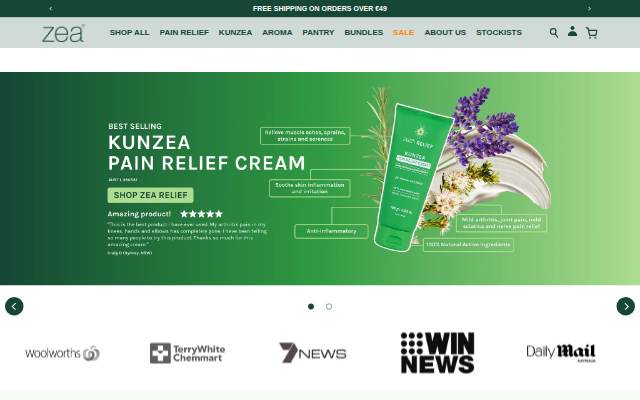 Zea storefront