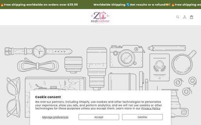 Zealcraftate storefront