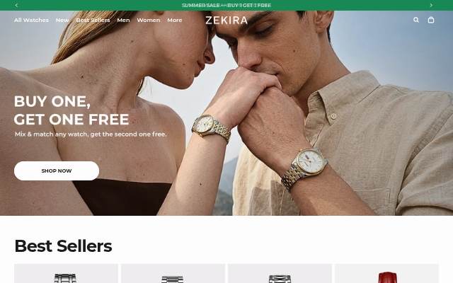 ZEKIRA storefront