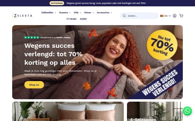 Zelesta storefront