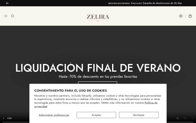 Zelira Oficial storefront