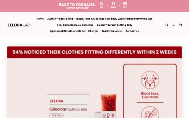 Zelora storefront