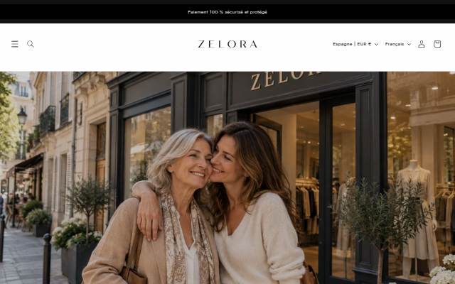 Zelora Studio storefront